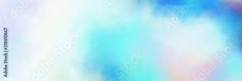 colorful vibrant old horizontal background design with lavender, medium turquoise and baby blue color © Eigens