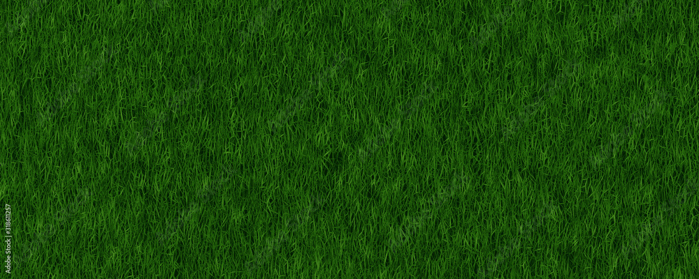 Fototapeta premium 3d material green grass roof texture