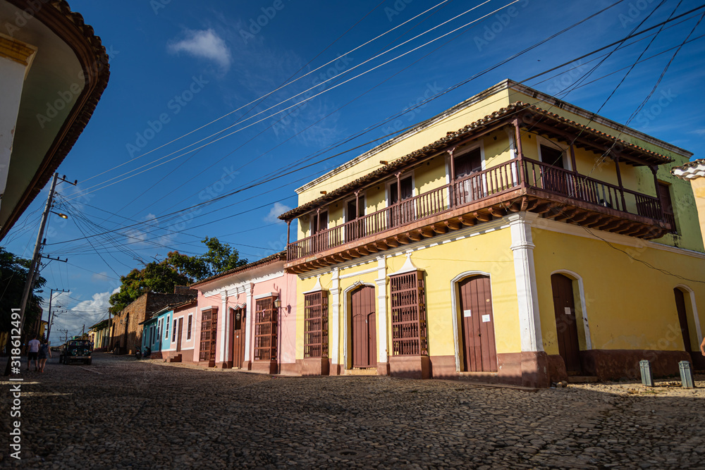 The center of the colonial town of Trinidad. The center of the colonial town of Trinidad.