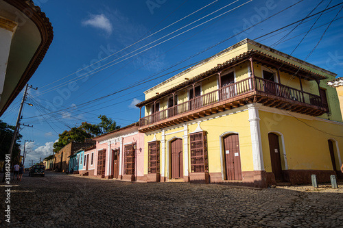 The center of the colonial town of Trinidad.