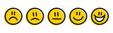 Rating emotion faces comic style