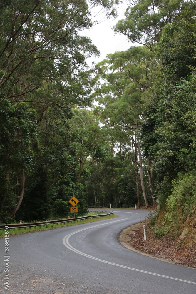 Fototapeta premium Winding road in Australia