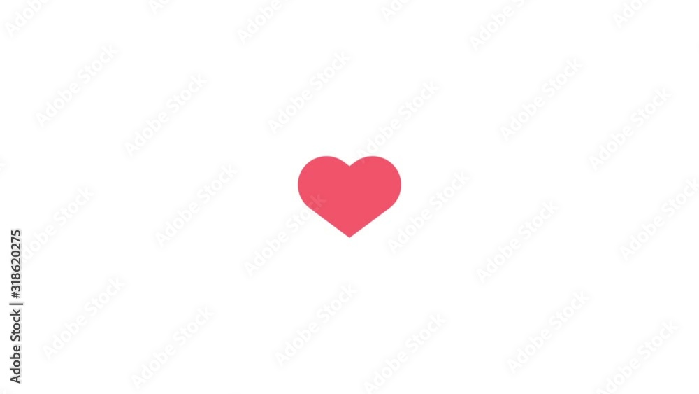 Video love or heart pop up acceleration animation in white background. can be used for Valentines or Mothers Day or Health care concept. Video love or heart pop up acceleration animation in white background. can be used for Valentines or Mothers Day or Health care concept.