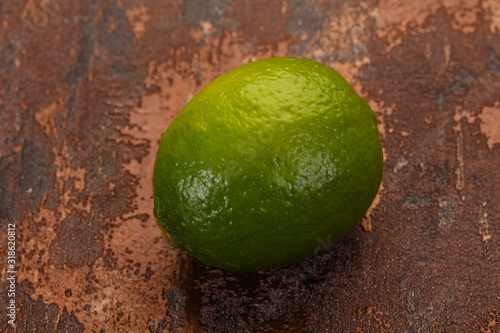 Ripe green lime