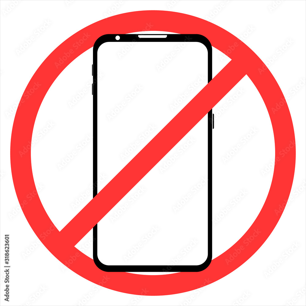 Please silence your mobile phone vector icon on isolated background. Please silence your mobile phone vector icon on isolated background.