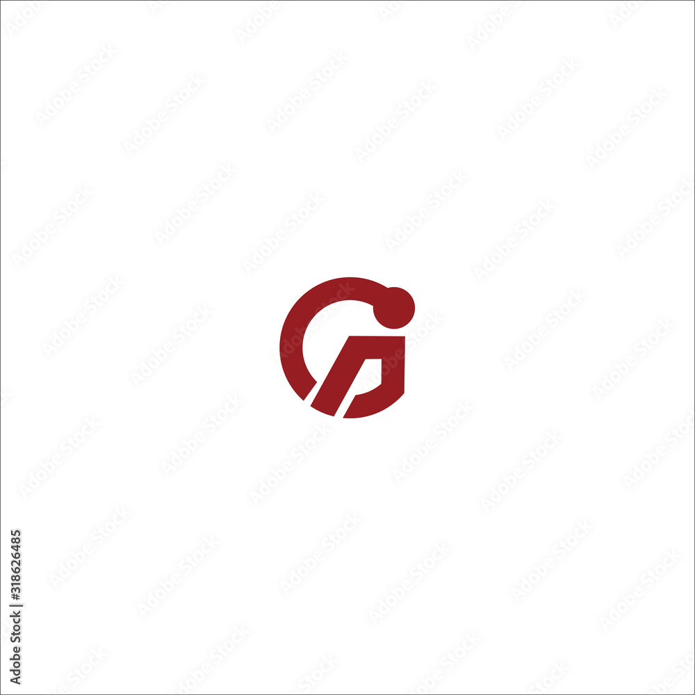 GP logo initial letter design template GP logo initial letter design template