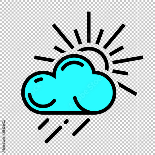 weather icon for the application or website