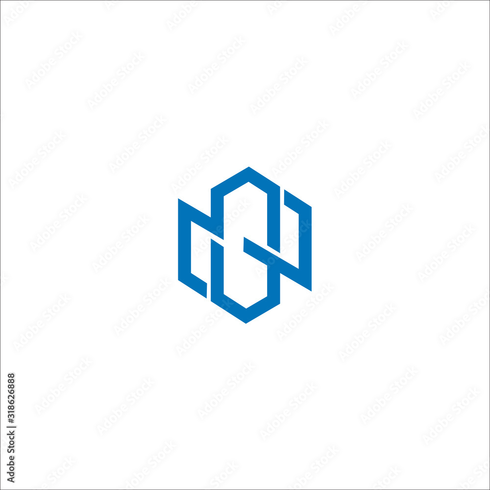 NG logo letter modern smart design concept NG logo letter modern smart design concept