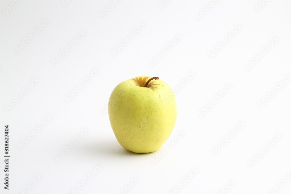 green apple healthy fruit on white background green apple healthy fruit on white background