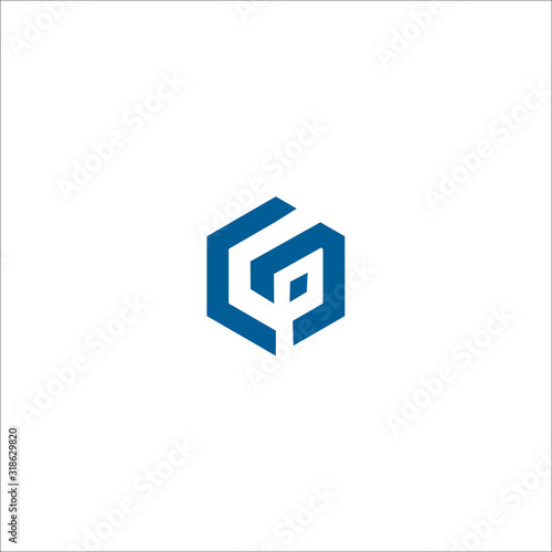 Free Download GP Letter Logo Design Template. - GFXLoad