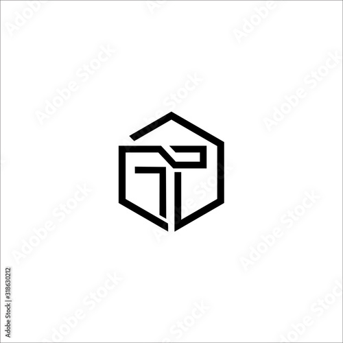 T Letter Logo Design Vector