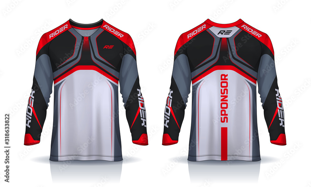 long sleeve design for riders