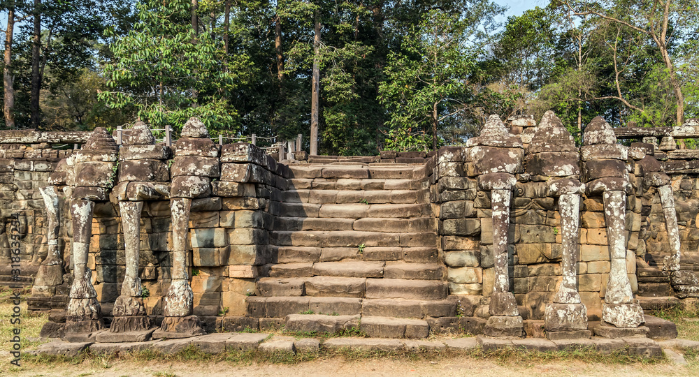 Angkor wat landmark Siem Reap Cambodia Kampuchea