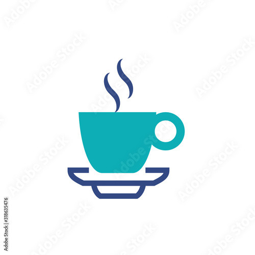 Isolated coffee cup vector design