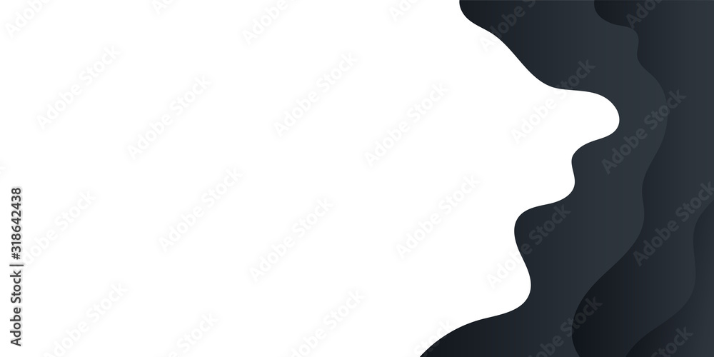 Abstract background black gradient for presentation design. Modern vector Illustration with wave effect. Suit for business, corporate, institution, conference, party, festive, seminar, and talks. Abstract background black gradient for presentation design. Modern vector Illustration with wave effect. Suit for business, corporate, institution, conference, party, festive, seminar, and talks.