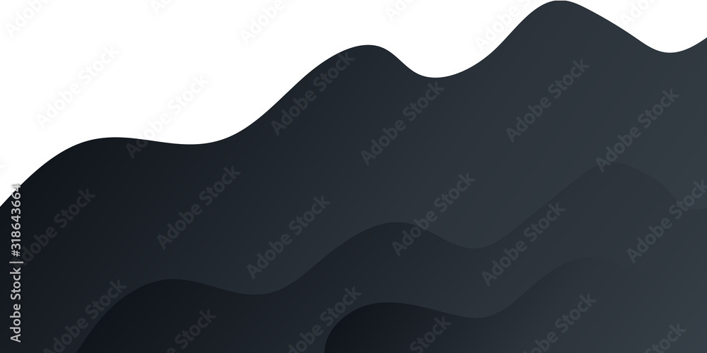 Abstract background black gradient for presentation design. Modern vector Illustration with wave effect. Suit for business, corporate, institution, conference, party, festive, seminar, and talks. Abstract background black gradient for presentation design. Modern vector Illustration with wave effect. Suit for business, corporate, institution, conference, party, festive, seminar, and talks.