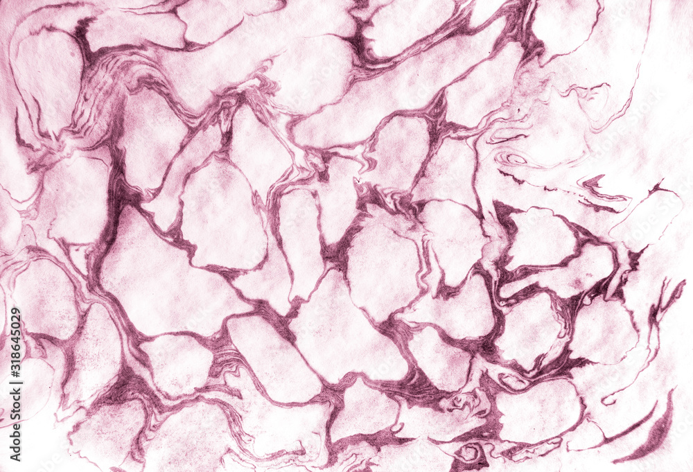 Texture background watercolor paper with pink streaks of paint Texture background watercolor paper with pink streaks of paint