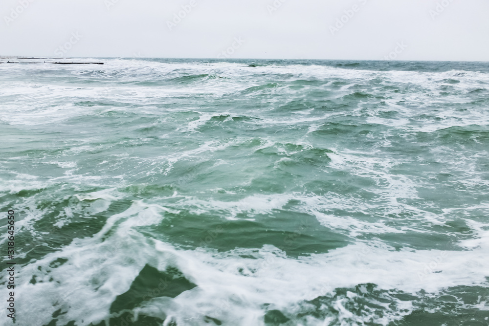 Fototapeta premium storm waves