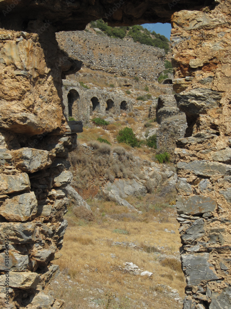 Fototapeta premium Anemurium, ruins of the ancient city
