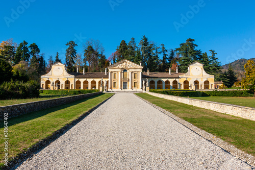 Obraz na płótnie Villa di Maser (Barbaro) - Andrea Palladio architect w salonie