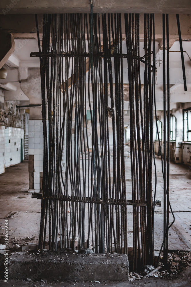 Obraz premium Abandoned factory in Lithuania