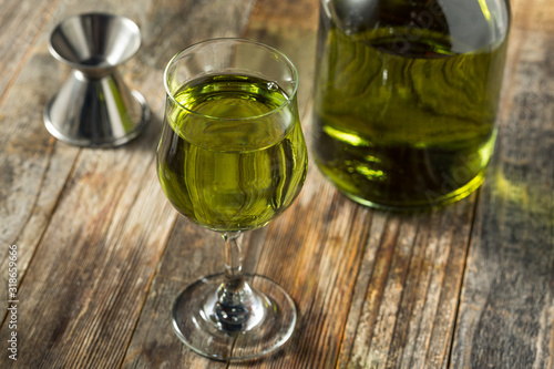 Organic Green Chartreuese Liqueur photo