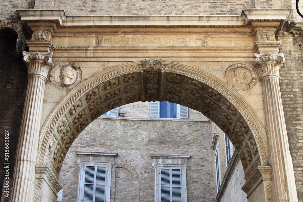 Arch of Carola in Ancona, Italy