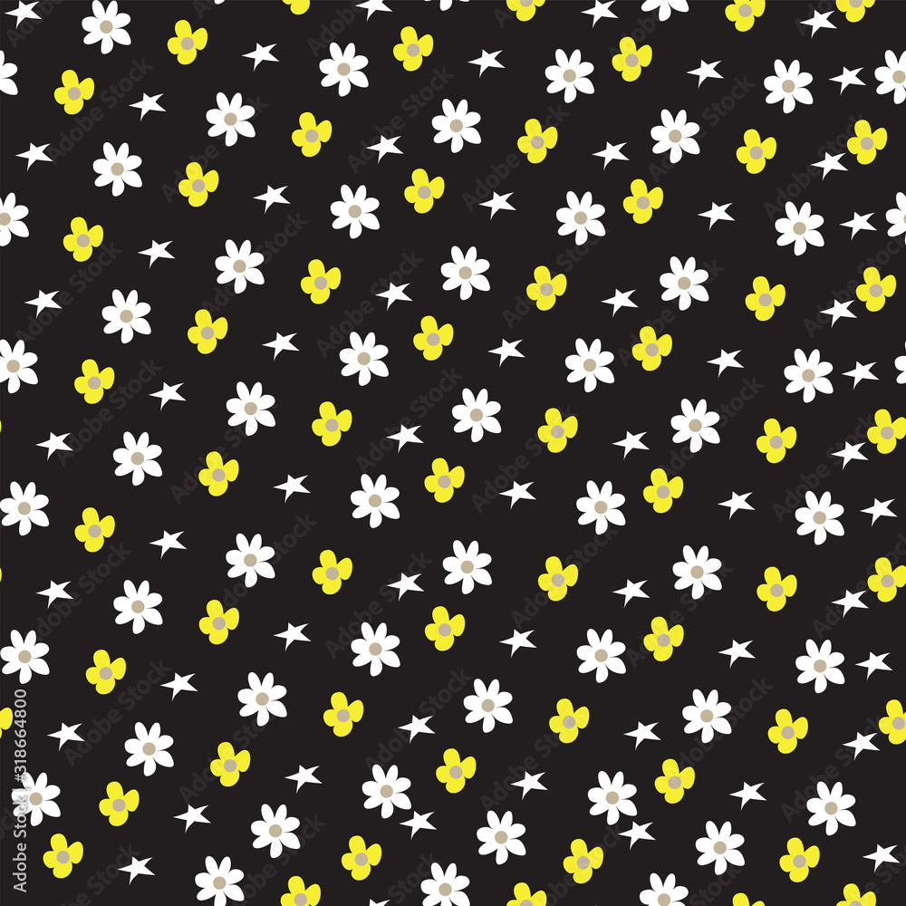 Fashionable pattern in small flowers. Fashionable pattern in small flowers.