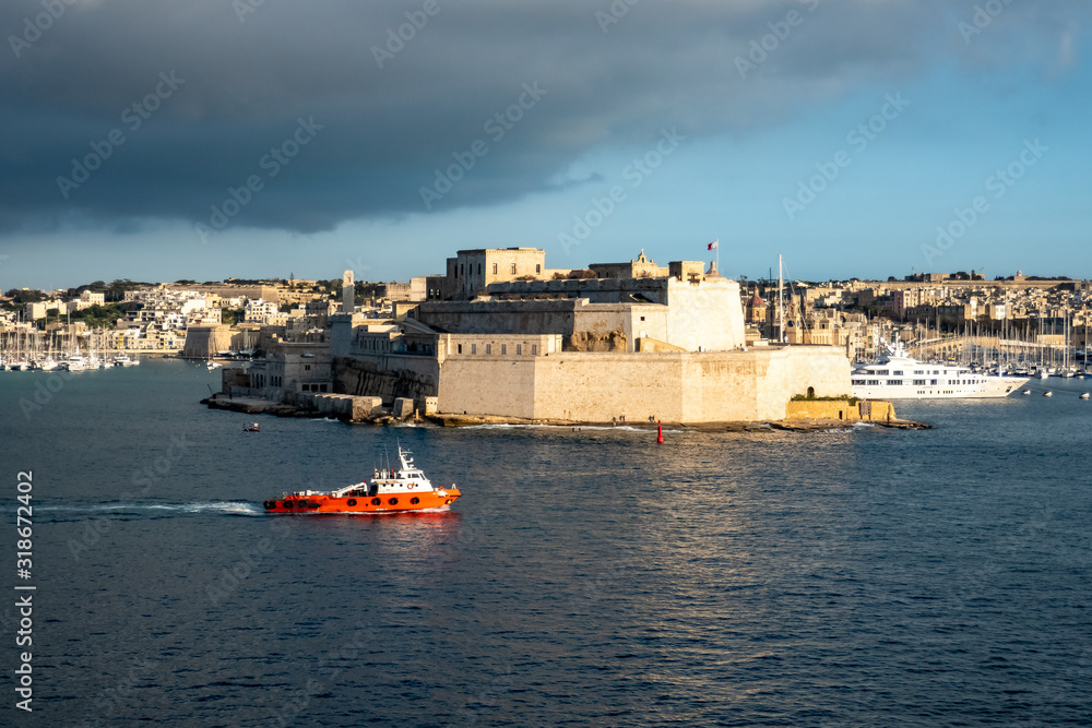  Malta, panorama of Porto