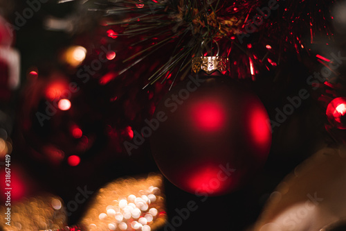 christmas background with lights