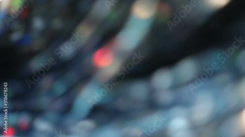 Wallpaper Mural Blurred transparency big bokeh, glowing magical lights. Abstract live wallpaper. Holiday lights background. Can use in vertical position Torontodigital.ca