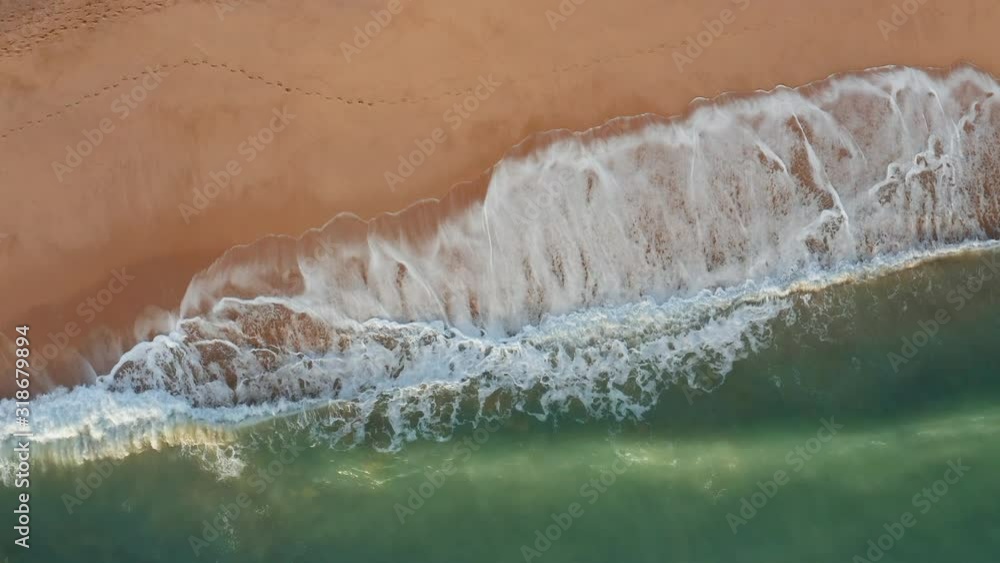 Aerial view of Praia dos Salgados, Algarve, Portugal Aerial view of Praia dos Salgados, Algarve, Portugal