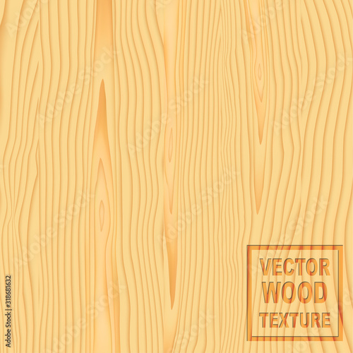 Realistic light brown wooden floor texture. Design element for mock up, background design, text message, vintage concept. Seamless pattern background. Layered vector.