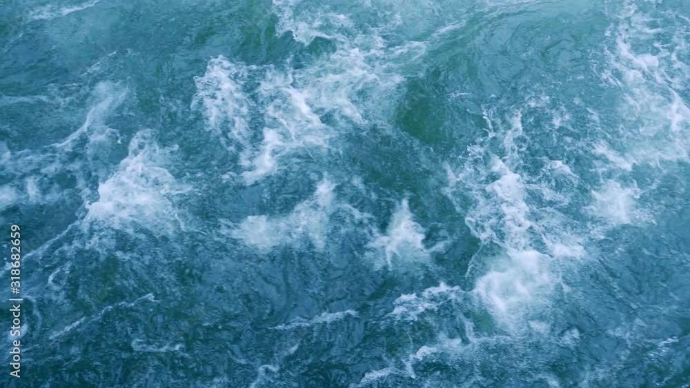 SLOW MOTION: surface boiling water SLOW MOTION: surface boiling water