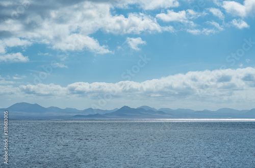 Seascape on island Lanzarote, Canary Islands