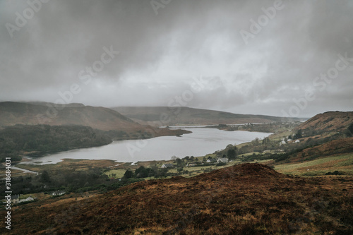 landscape with mountains and clouds © indars18