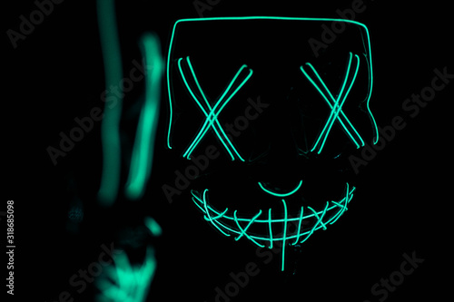 the purge horror led mask