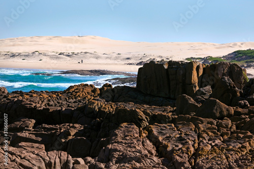 Stockton beach near Anna Bay in New South Wales, Australia