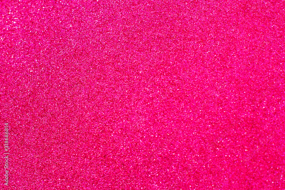 Pink sparkling abstract background. Holiday concept. Bokeh elements.
