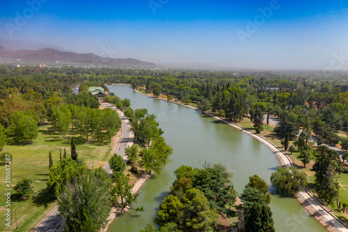 Wallpaper Mural San Martín Park in the city of Mendoza. Torontodigital.ca
