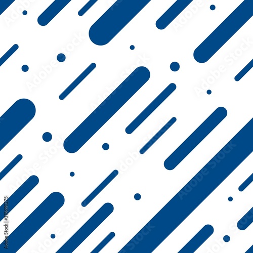 Modern seamless pattern made of dots and lines, vector illustration