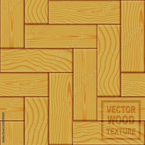 Realistic brown wood texture. Design element for mock up, background design, text message, vintage concept. Seamless pattern background. Layered vector.