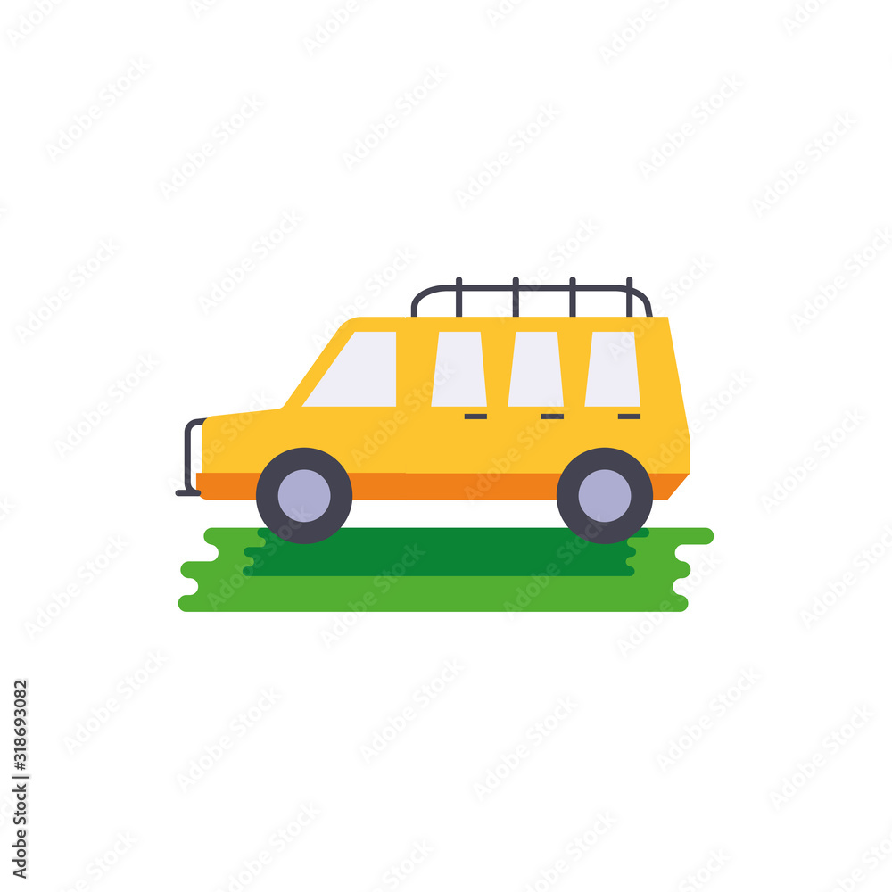 Isolated australian road car vector design Isolated australian road car vector design