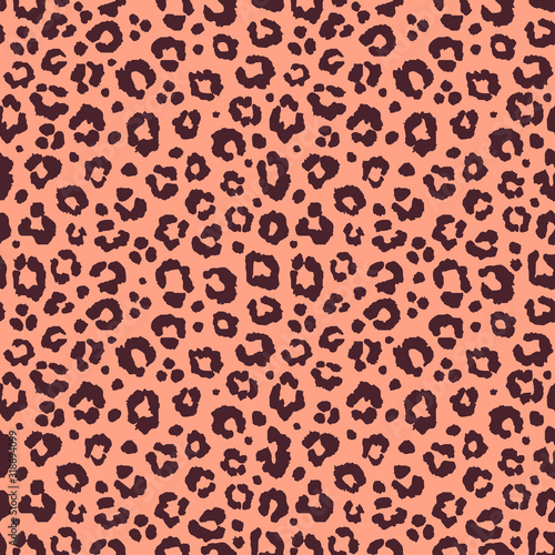 background texture leopard pink black brown jaguar seamless repeats pattern