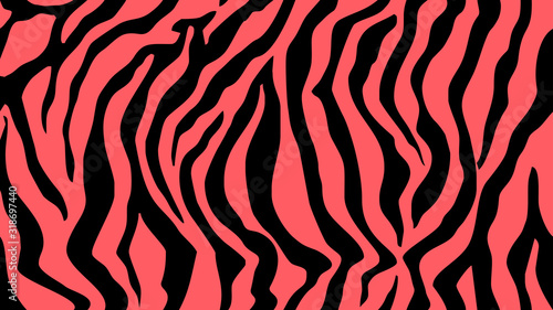 Print pattern texture tiger pink stripe repeated seamless black jungle safari