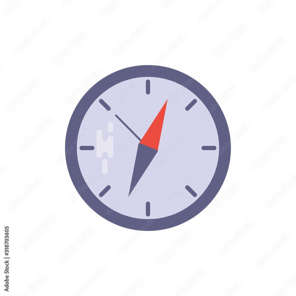 Isolated compass instrument vector design Isolated compass instrument vector design