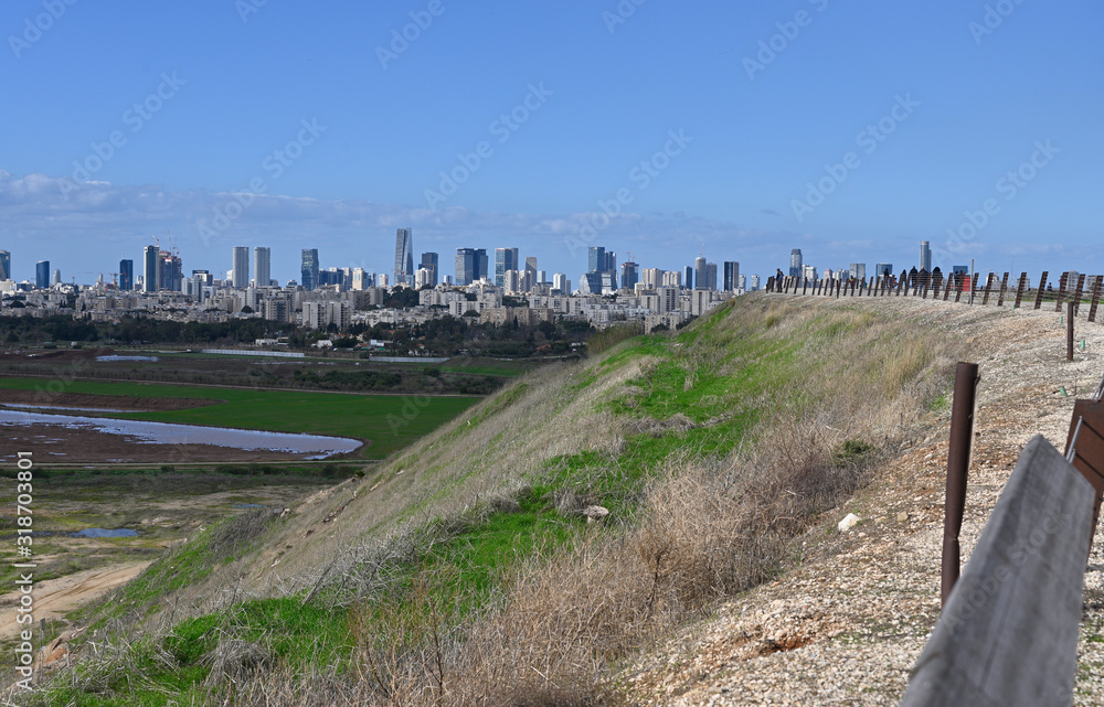 View of Tel Aviv from Ariel Sharon Park View of Tel Aviv from Ariel Sharon Park