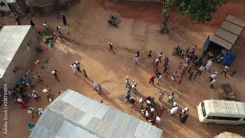 Africa Mali Village Aerial View 11