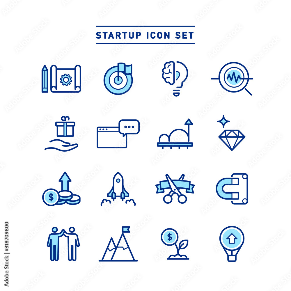 STARTUP ICON SET STARTUP ICON SET