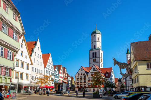 Marktplatz, Biberach an der Riß, Deutschland 